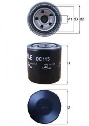 Oil Filter MAHLE ORIGINAL OC 115
