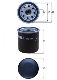 Oil Filter MAHLE ORIGINAL OC 534