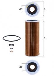 Oil Filter MAHLE ORIGINAL OX 368D1